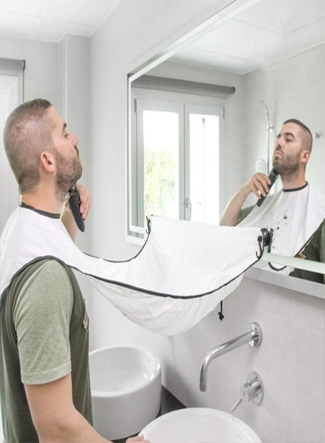 RIGJAK Beard Shaving Apron with Self-Folding Design| Beard Bib Trimming Hair Catcher Cloth for Men - Image 1